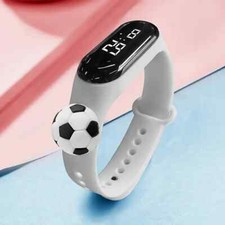 Cartoon Children LED Electronic Watch Students Waterproof Sports Trend White New