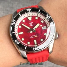Tandorio 42.5mm Diver Automatic Watch For Men NH35 Date Sapphire Glass Mop Dial