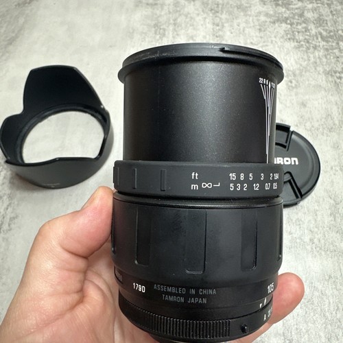 Tamron AF 28-105mm IF Camera Lens f/4-5.6 Japan w. 1D3FH Hood Shade - Picture 6 of 11