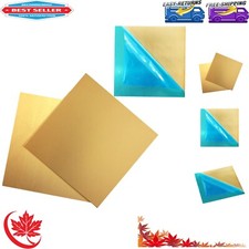 Craftsman's Choice: H62 Brass Sheets 6" x 6" 20 Gauge - Seamlessly Weldable