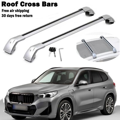Cross Bars Fits For BMW X1 U11 2023-2025 Roof Rack Cargo Bars Luggage Bars ALU