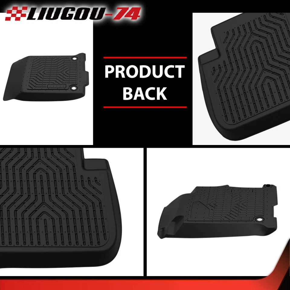 Fit For Honda Accord Sedan 2013-2017 TPE 3D Molded Floor Mats Waterproof Liners - Image 4 of 4