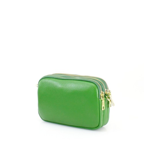 Boutique de temporada Cuero real lindo pequeño cuerpo cruzado hombro correa de lona bolsa de abeja - Imagen 4 de 21