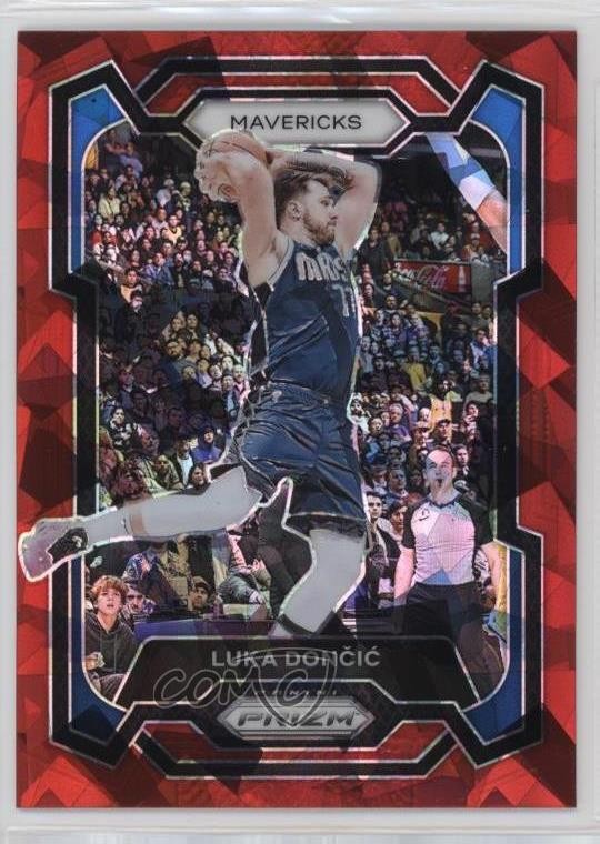 2023-24 Panini Prizm Red Ice Prizm Luka Doncic Luka Dončić #110 2l4