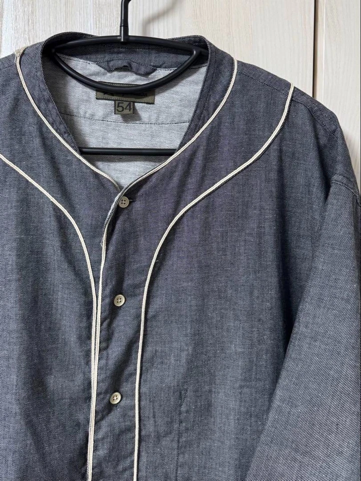 Nigel Cabourn Cotton Twill Baseball Shirt Short Sleeve Exc cond Foto 3 de 4