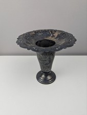 Rogers Princess Royal 1881 Silver Plated Decorative Vase with Cutout Design 9544