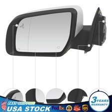 For 2019-2023 Ford Ranger Power Fold Heated Mirror w/BSM 12-Pin Left Driver Side