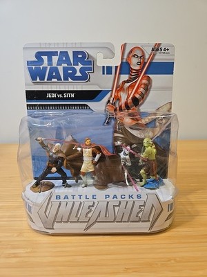 Star Wars Unleashed Battle Packs Jedi Vs. Sith  New Hasbro 2008