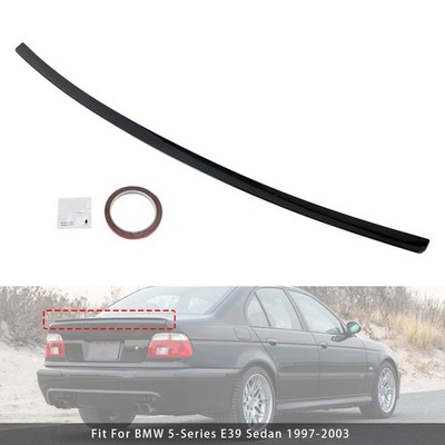 Gloss Black Rear Boot Spoiler For BMW 5 Series E39 Sedan 525i 530i M5 1997-03