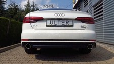 Ulter Duplex Sportauspuff Audi A4 B9 8W Limousine 2.0l TFSI quattro je 100mm