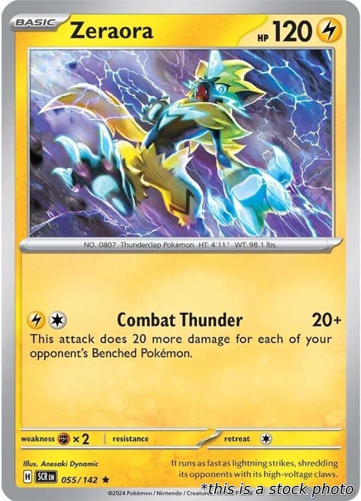 Zeraora - 055/142 - NM - SCR Holofoil