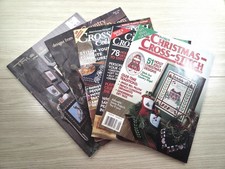 Lot of 5 Vintage Cross Stitch Magazines Pattern Books