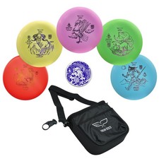 Yikun Disc Golf Starter Set With Mini Marker Bag - 165-170g Outdoor Games Kit...