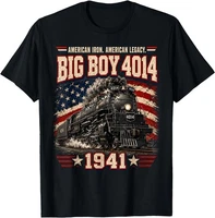 Big Boy 4014 Vintage Steam Locomotive Railroad Train Engine T-Shirt