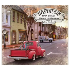 Legacy Publishing Group,  Nostalgic Main Street by Greg Giordano 2026 Wall Calen