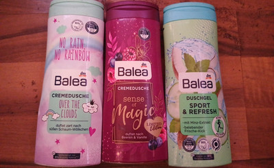 Balea Duschgel Multipack 3er Set Gel Beeren & Vanille Limited Edition