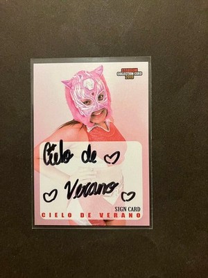 STARDOM 2019 Autographed Women's Pro Wrestling Card Cielo de la Berano
