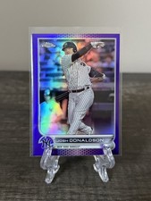 2022 Topps Chrome Update Josh Donaldson #USC159 Purple Refractor NY Yankees