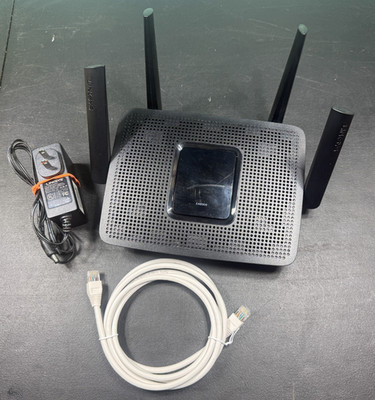 Linksys EA8300 Max-Stream AC2200 Tri-Band Router ~ MU-MIMO 4 LAN Ports ~ VGUC