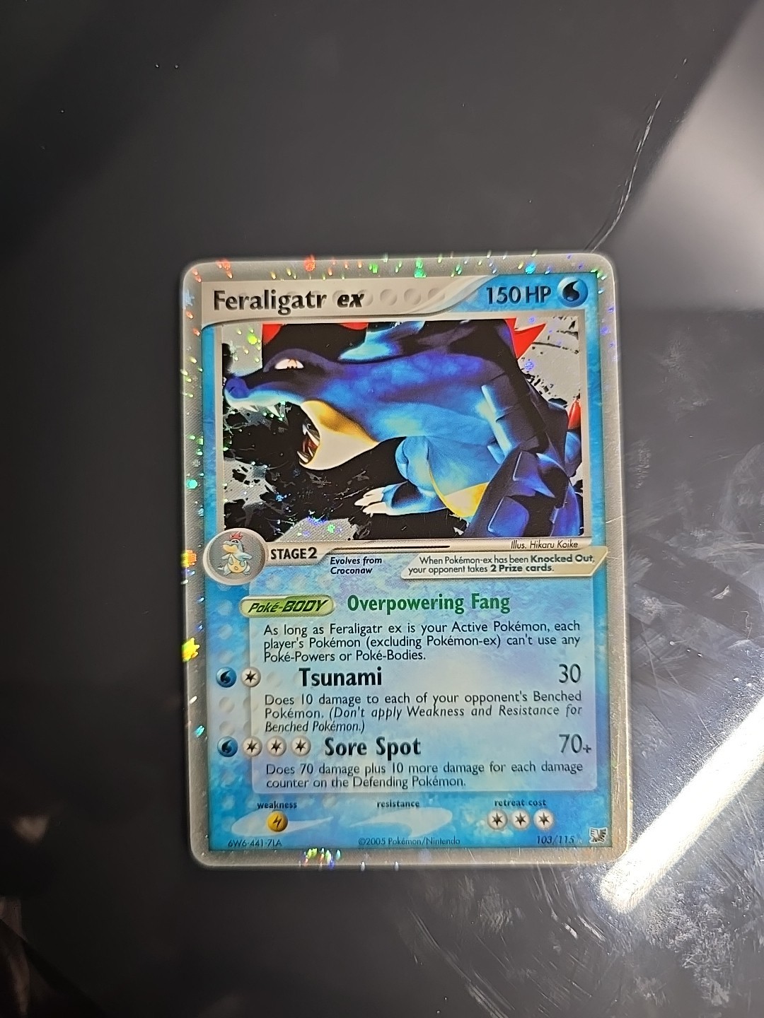 Feraligatr ex 103/115 Unseen Forces Holo NM