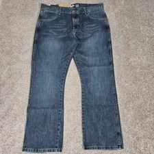 Wrangler Retro Slim Boot Jeans Men's 36X30 Blue Western Cowboy Ranchwear