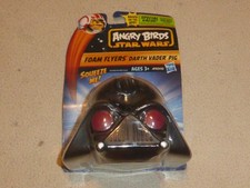 NEW ANGRY BIRDS STAR WARS FOAM FLYERS DARTH VADER PIG CARRY CASE HASBRO 2013 NOC