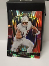 2025 Panini Select Football Red And Black Wave Trey McBride #124