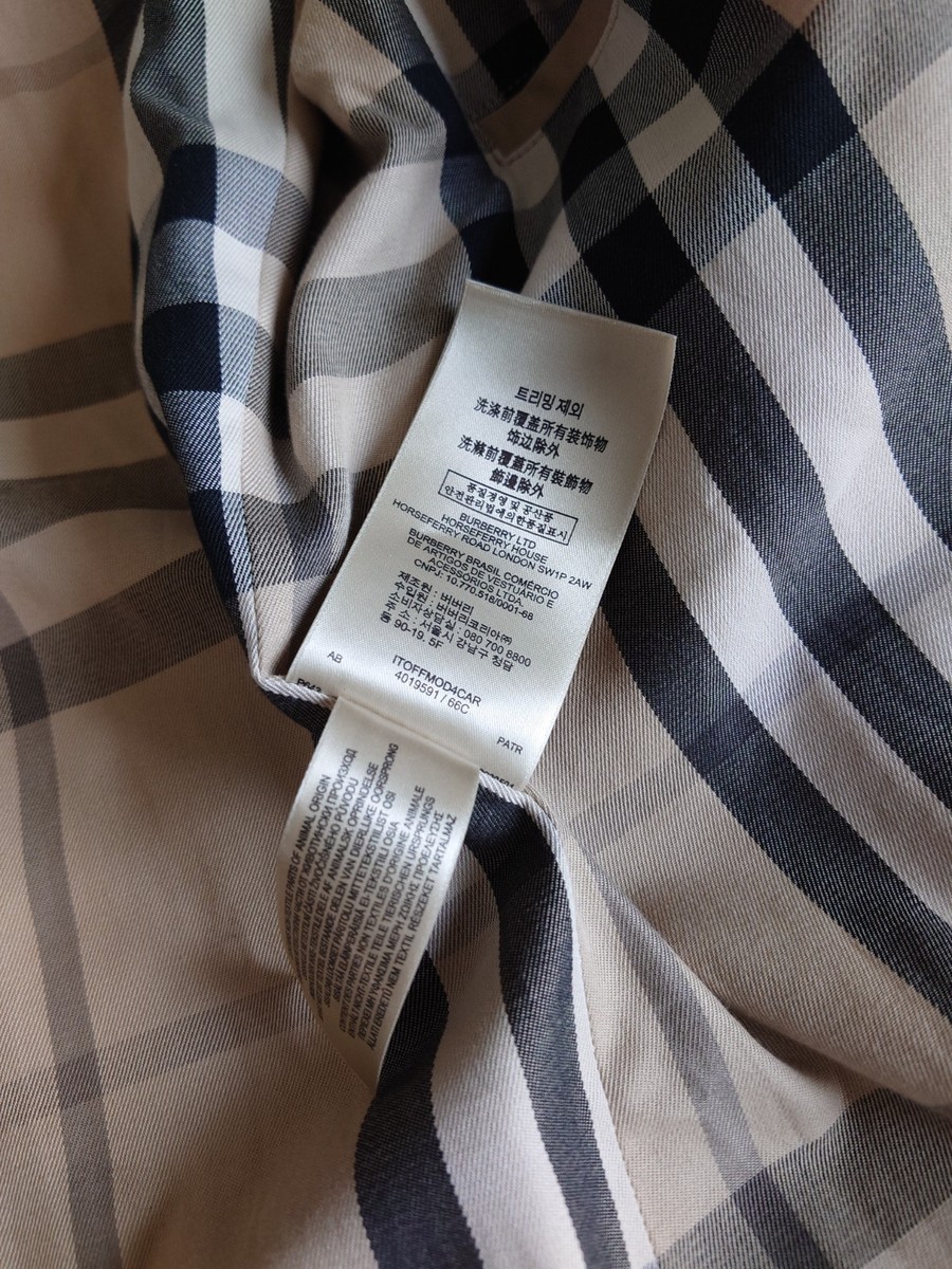 Burberry Kensington Honey Trench Coat Mid US38 | eBay