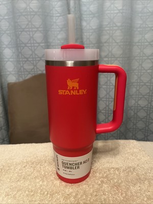 Stanley Chili Red H2.0 Quencher Flowstate 30oz Tumbler Rare! New