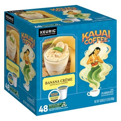 Kauai Coffee KCup Pods for Keurig Brewers   Arabica Coffee, 10% Hawaiian   Me...