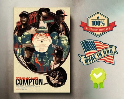 Straight Outta Compton (2015) 8x12 Metal Movie Poster   
