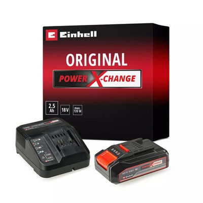 Einhell 18V/2,5Ah PXC Starter-Kit Ladegerät - Schwarz