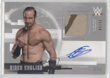 2017 Topps WWE Undisputed Relics Silver 35/50 Aiden English #UAR-AE Auto 3j2