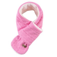 Kids Scarf Fleece Warm Knitted Scarves, Girls Boys Toddler Cold Weather