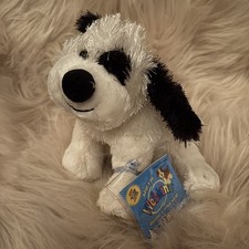 Webkinz Lil  Kinz Black  White Cheeky Dog HS192 New Sealed Original Code NWT