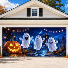 6 X 13 Ft Halloween Garage Door Cover Banner Decorations