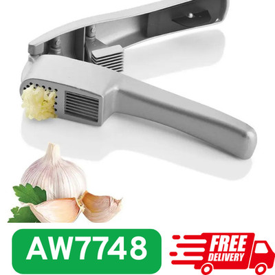 Knoblauchpresse 2 In 1 Knoblauchhacker und schneider Scheibe Küche Garlic Press