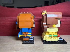 LEGO BrickHeadz 41595 Belle & Beast 41596 Disney