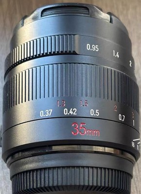 7Artisans 35mm F0.95 Manuelles Objekti f/Fuji X Sony E Canon EFM RF MFT Nikon Z