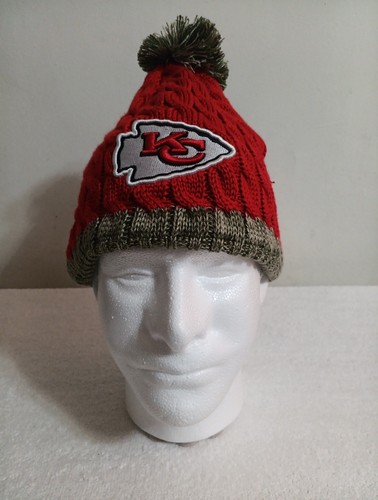 Kansas City Chiefs Hat Winter Knit Pom Beanie Cap New Era