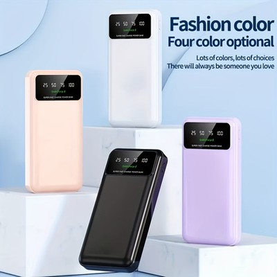Powerbank 50000mAh Schnellladegerät Externer Batterie Ladegerät für alle Handys