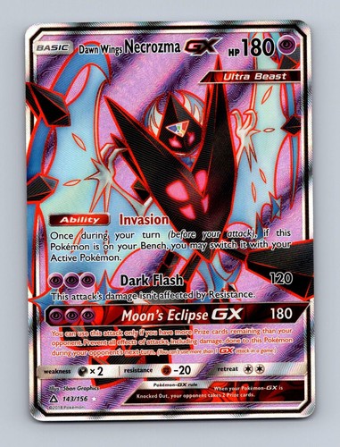 DAWN WINGS NECROZMA GX 143/156 UR ULTRA PRISM POKEMON HOLO NM/M