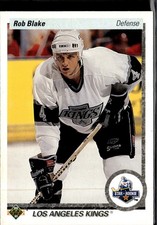 1990-91 Upper Deck French Rob Blake #45 Rookie RC