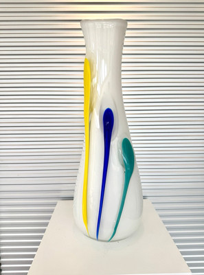 Kunstglas Vase Triple Teardrop - mundgeblasen von Kato Kogei für Fugimori