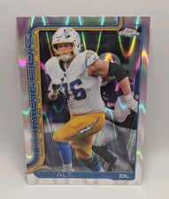 2025 Topps Chrome Football - Joe Alt Raywave #157 Los Angeles Chargers 