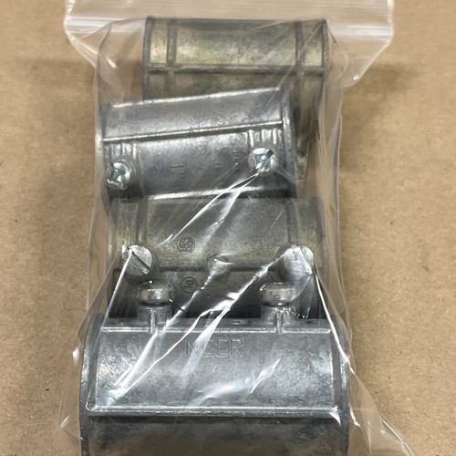 QTY 4) Steel City TK223-SC 1" Coupling Set-Screw EMT Die-Cast Colors May Very