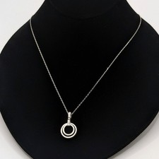 Hot Diamonds Sterling Silver 925 Real Diamond Accent Pendant Necklace HD/C