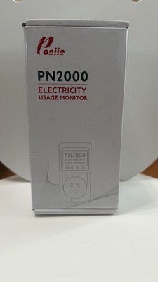 PN2000 Poniie Plug-In Electricity Usage Monitor 