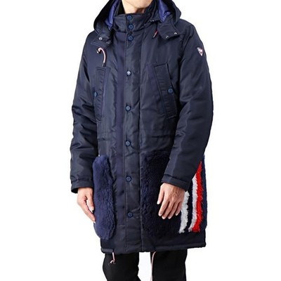ROSSIGNOL Rosignol RLGMJ68 NAVY Pocket Point Shearling Parka 148977573