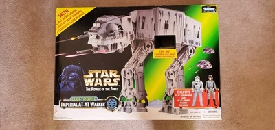 1997 ELECTRONIC IMPERIAL AT-AT WALKER STAR WARS POWER OF THE FORCE